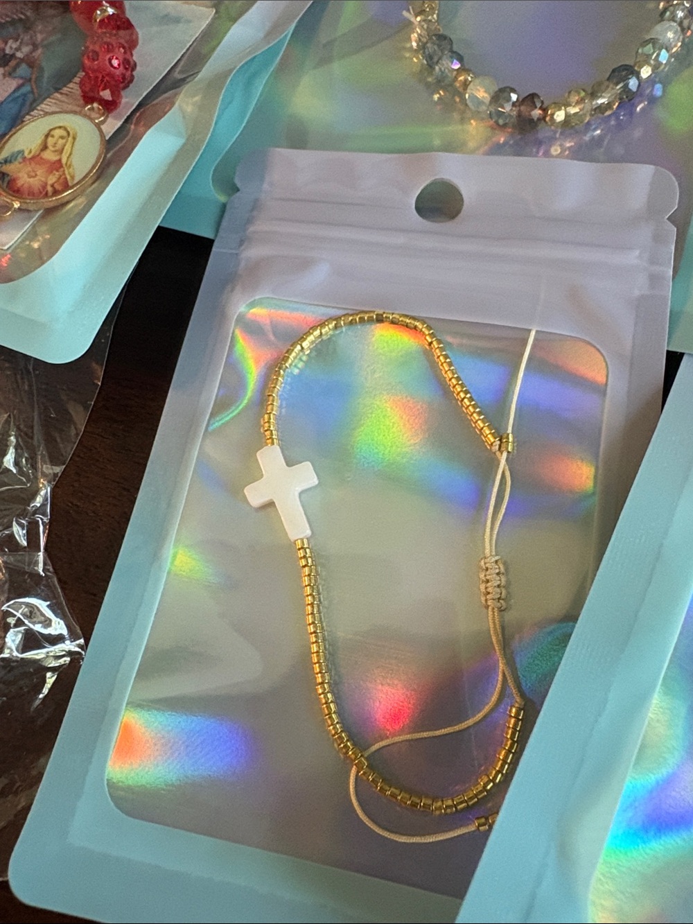 Lot Religious | Catholic Bracelets - Jewelry - Picture 11 of 14